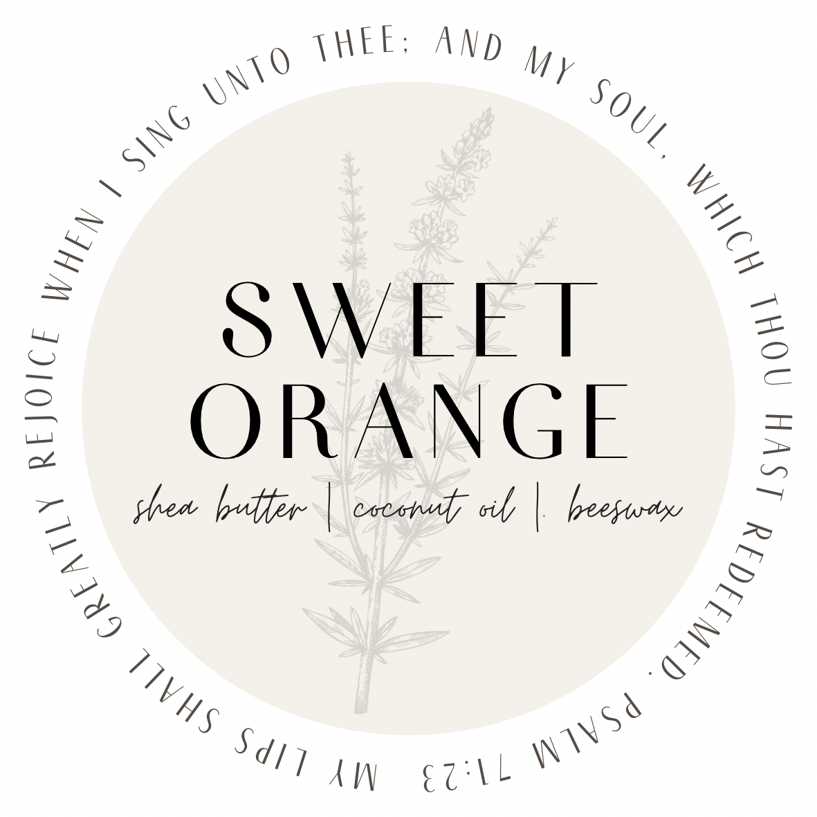 Sweet Orange Lip Balm